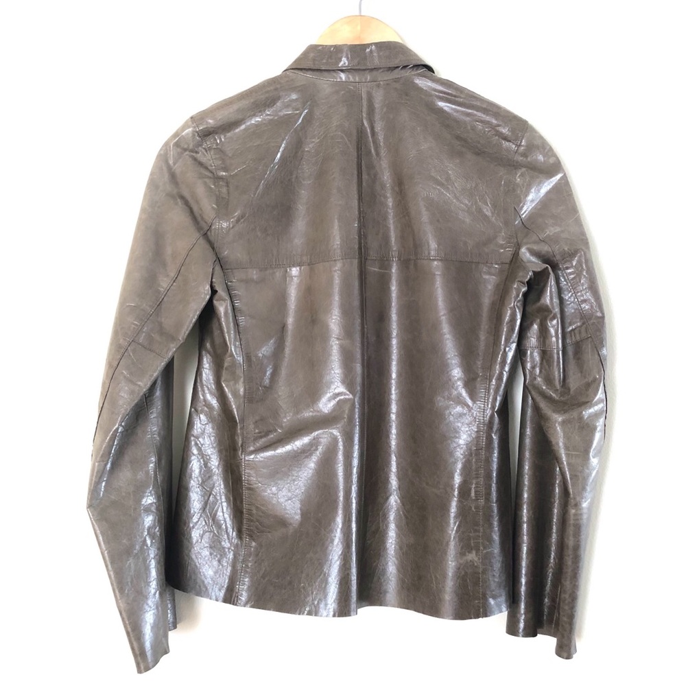 SOLD! 💙3/$25 VINTAGE BANANA REPUBLIC Leather Jacket- 0 - Picture 2 of 11